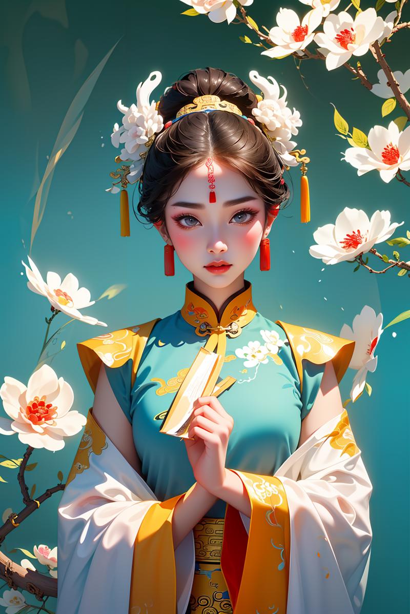 01477-3432349590-((masterpiece)),best quality,((illustration)),extremely detailed wallpaper,(((beijing opera))),((((dyeing)))),((Chinese painting.png